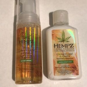 Hempz Body Lotion & Foaming Wash